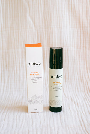 Balancing facial cream by Maiwe skincare 