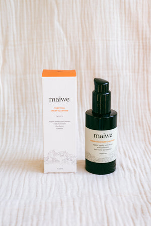 Purifying cream cleanser by Maiwe skincare