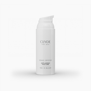 Anti ageing face care by Clyde for men
