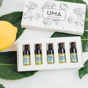 Face Oil trial Kit by Uma Oils 