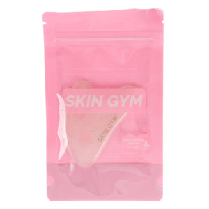 Gua sha Rose Quartz (Heart) by Skin Gym