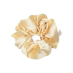 Pure mulberry Silk Scrunchie- Cream by Holistic silk 