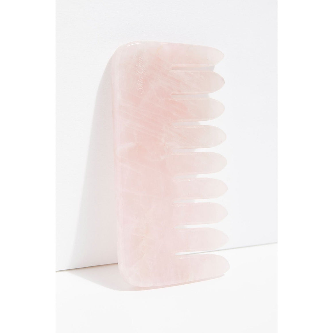 Rose Quartz Crystal Hair Comb by Skin Gym 