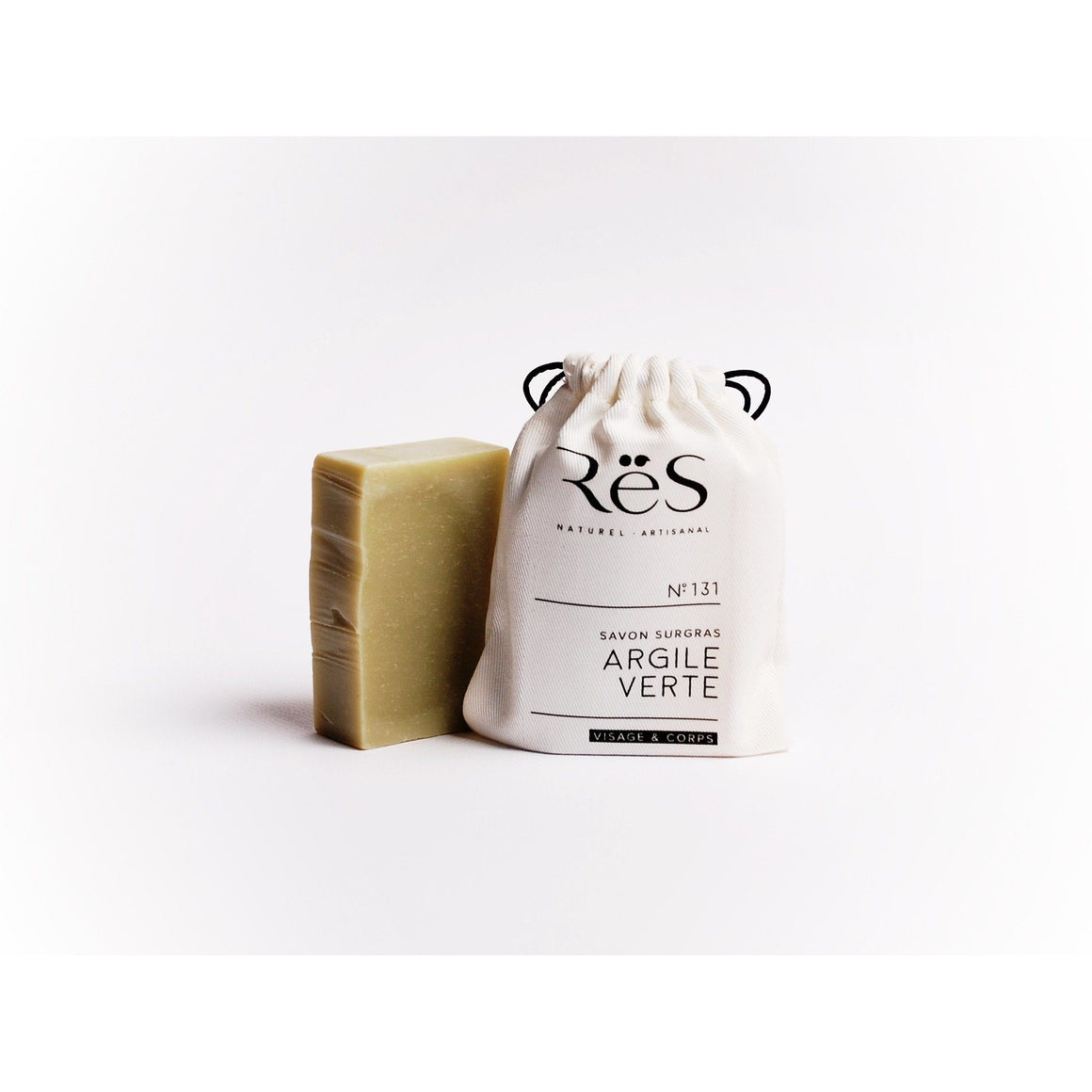 Body & face cleansers - Green Clay Soap by ReS Natural