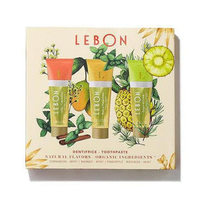 Toothpaste Orange Gift Set by LEBON Organic Toothpaste